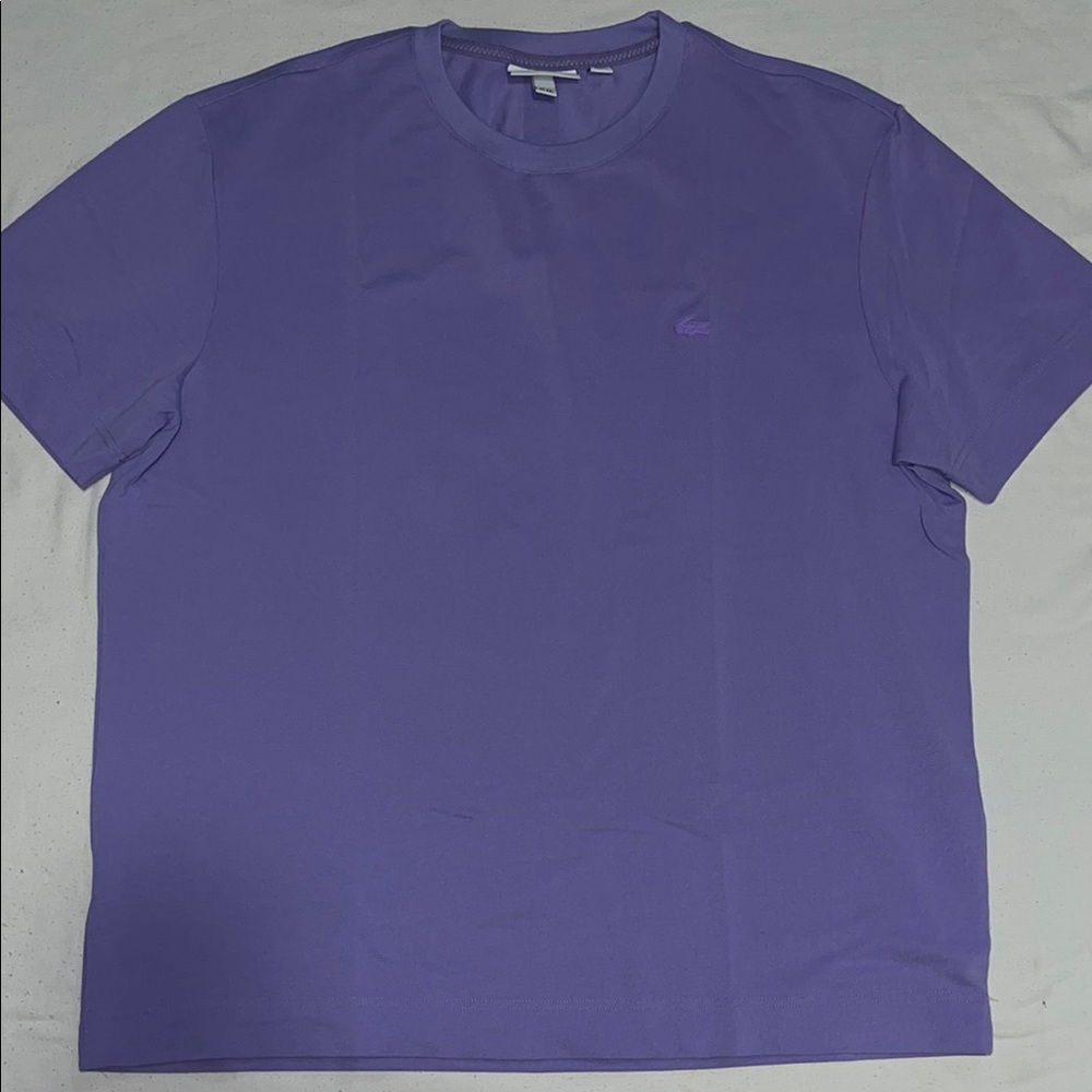 Lacoste Purple Short Sleeve Tee